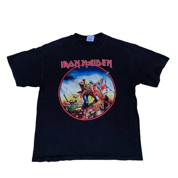 VINTAGE 2002 Iron Maiden 'The Trooper' T Shirt Large - Picture 6 of 9